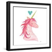 Unicorn Magic II Heart Sq-Melissa Averinos-Framed Art Print