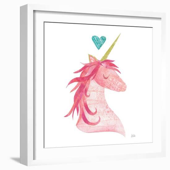 Unicorn Magic II Heart Sq-Melissa Averinos-Framed Art Print