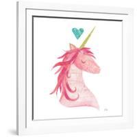 Unicorn Magic II Heart Sq-Melissa Averinos-Framed Art Print