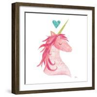 Unicorn Magic II Heart Sq-Melissa Averinos-Framed Art Print