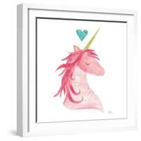 Unicorn Magic II Heart Sq-Melissa Averinos-Framed Art Print