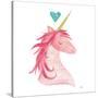 Unicorn Magic II Heart Sq-Melissa Averinos-Stretched Canvas