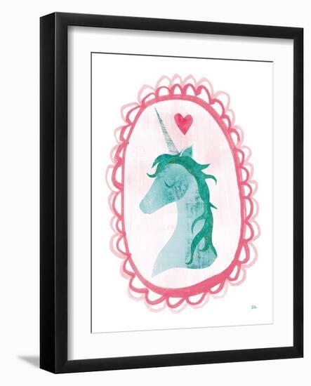 Unicorn Magic II with Border-Melissa Averinos-Framed Art Print