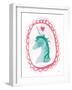 Unicorn Magic II with Border-Melissa Averinos-Framed Art Print