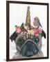 Unicorn Pug-Melissa Symons-Framed Art Print