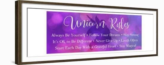 Unicorn Rules-Gigi Louise-Framed Premium Giclee Print