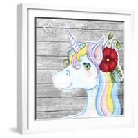 Unicorn Silver-Valarie Wade-Framed Giclee Print