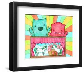 Unicorn Theater-My Zoetrope-Framed Giclee Print