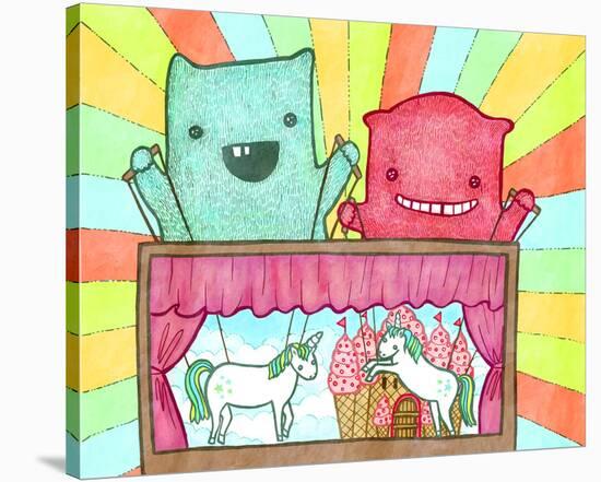 Unicorn Theater-My Zoetrope-Stretched Canvas