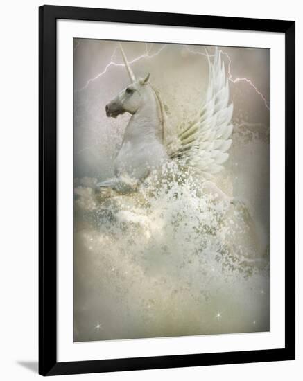 Unicorn-Lynne Davies-Framed Photographic Print