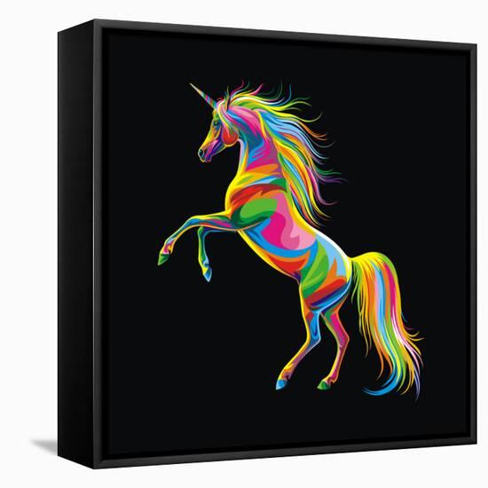 Unicorn-Bob Weer-Framed Stretched Canvas