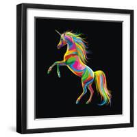 Unicorn-Bob Weer-Framed Giclee Print