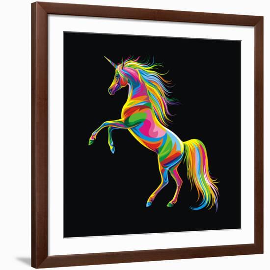 Unicorn-Bob Weer-Framed Giclee Print