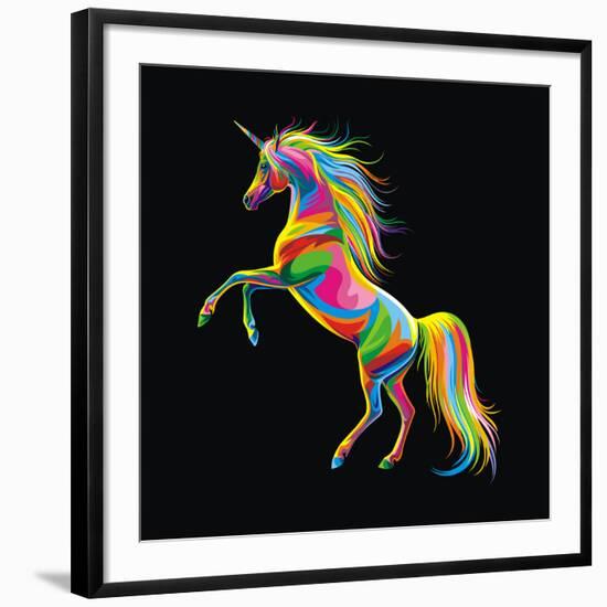 Unicorn-Bob Weer-Framed Giclee Print