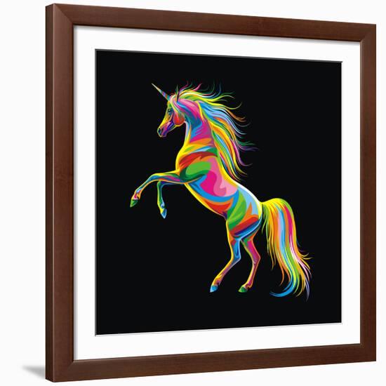 Unicorn-Bob Weer-Framed Giclee Print