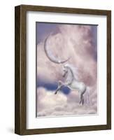 Unicorn-justdd-Framed Art Print