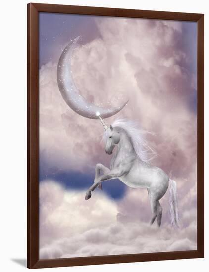 Unicorn-justdd-Framed Art Print