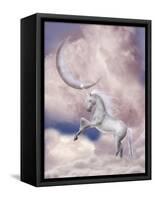 Unicorn-justdd-Framed Stretched Canvas