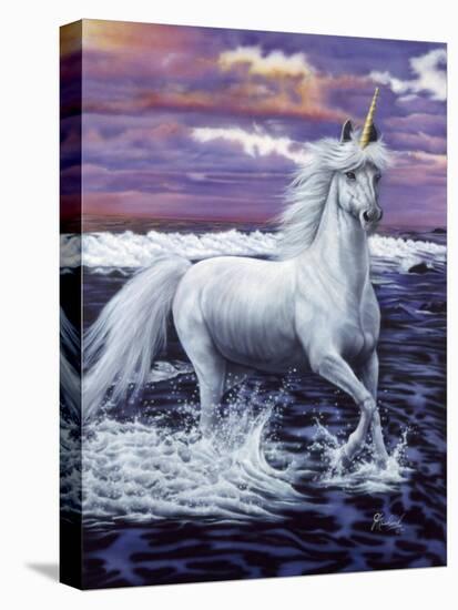 Unicorn-Jenny Newland-Stretched Canvas