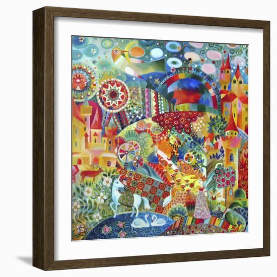 Unicorn-Oxana Zaika-Framed Giclee Print