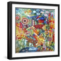 Unicorn-Oxana Zaika-Framed Giclee Print