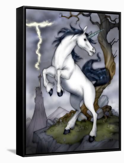 Unicorn-Harry Briggs-Framed Stretched Canvas