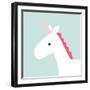 Unicorn-Ann Kelle-Framed Art Print