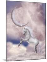 Unicorn-justdd-Mounted Art Print