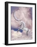 Unicorn-justdd-Framed Art Print