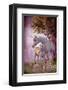 Unicorns Mare and Foal-null-Framed Art Print