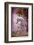 Unicorns Mare and Foal-null-Framed Art Print