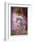 Unicorns Mare and Foal-null-Framed Art Print