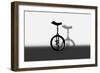 Unicycle Portrait-exty-Framed Premium Giclee Print