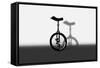 Unicycle Portrait-exty-Framed Stretched Canvas