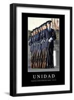 Unidad. Cita Inspiradora Y Póster Motivacional-null-Framed Premium Photographic Print