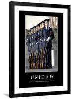 Unidad. Cita Inspiradora Y Póster Motivacional-null-Framed Photographic Print