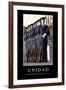 Unidad. Cita Inspiradora Y Póster Motivacional-null-Framed Photographic Print