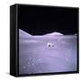 Unident. Apollo 17 Astronaut in Lunar Surface Vehicle During Lunar Exploration-null-Framed Stretched Canvas