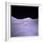 Unident. Apollo 17 Astronaut in Lunar Surface Vehicle During Lunar Exploration-null-Framed Photographic Print