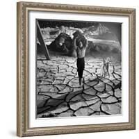 Unidentified Actor on Set of Film 'Destination Moon', 1950-Allan Grant-Framed Photographic Print