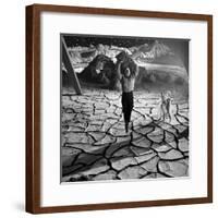 Unidentified Actor on Set of Film 'Destination Moon', 1950-Allan Grant-Framed Photographic Print