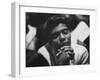 Unidentified African American Woman at Meeting During Bus Boycott-null-Framed Photographic Print