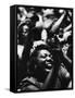 Unidentified African American Women at Meeting First Baptist Church During Bus Boycott-null-Framed Stretched Canvas