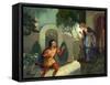 Unidentified Balcony Scene, Possibly Romeo and Juliet-Van Der Syde-Framed Stretched Canvas