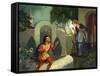 Unidentified Balcony Scene, Possibly Romeo and Juliet-Van Der Syde-Framed Stretched Canvas