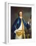 Unidentified British Naval Officer, c.1745-John Wollaston-Framed Giclee Print