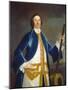 Unidentified British Naval Officer, c.1745-John Wollaston-Mounted Giclee Print
