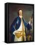 Unidentified British Naval Officer, c.1745-John Wollaston-Framed Stretched Canvas