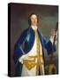 Unidentified British Naval Officer, c.1745-John Wollaston-Stretched Canvas