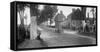 Unidentified car competing at the Boulogne Motor Week, France, 1928-Bill Brunell-Framed Stretched Canvas